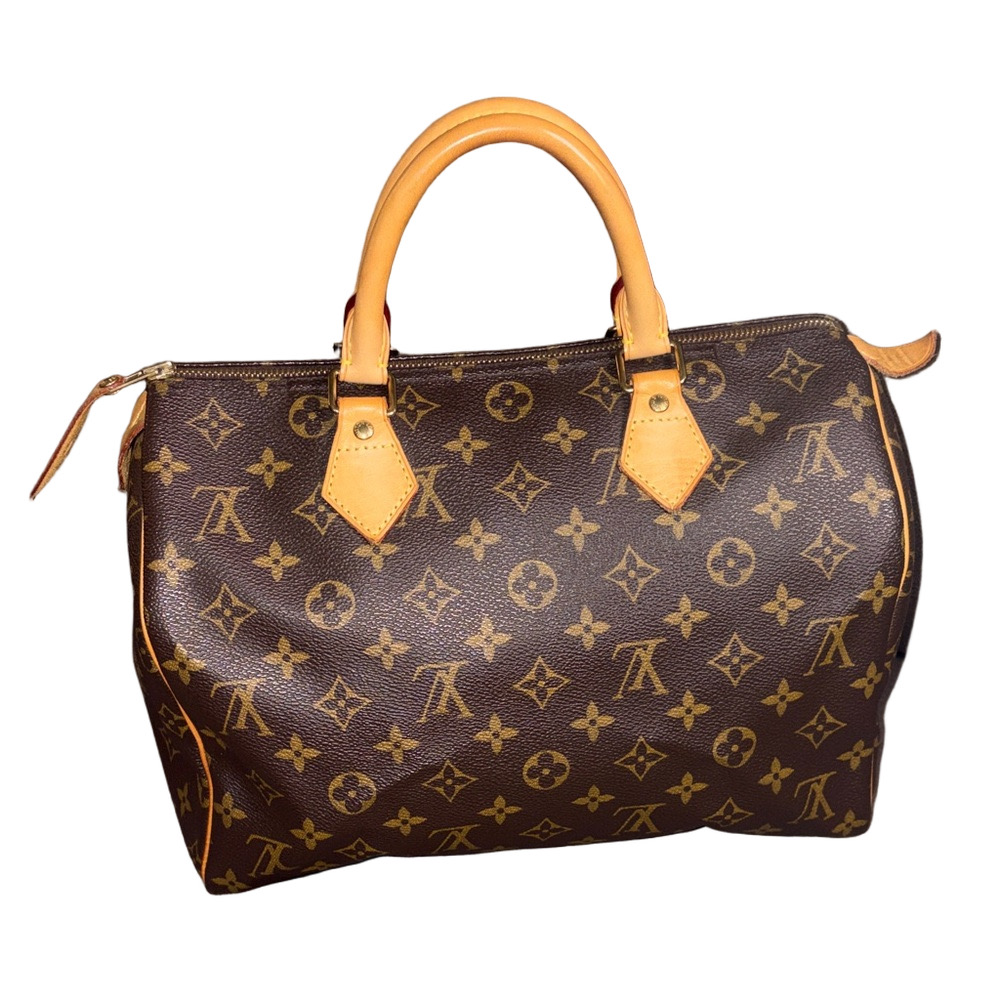 Louis Vuitton Speedy 30 Monogram Canvas| Dust Bag,Lock & Key| Authentic - Picture 3 of 16